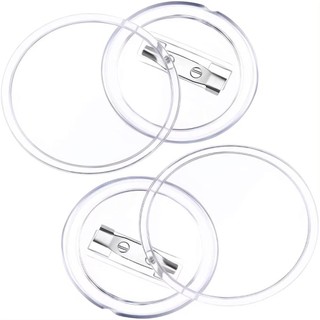 Risedot 20 Chiếc Huy Hiệu Nút DIY, Huy Hiệu Acrylic Trang Sức Nghệ Thuật Trong Suốt Cao Cấp, Tranh DIY Handmade Acrylic Nút Pin