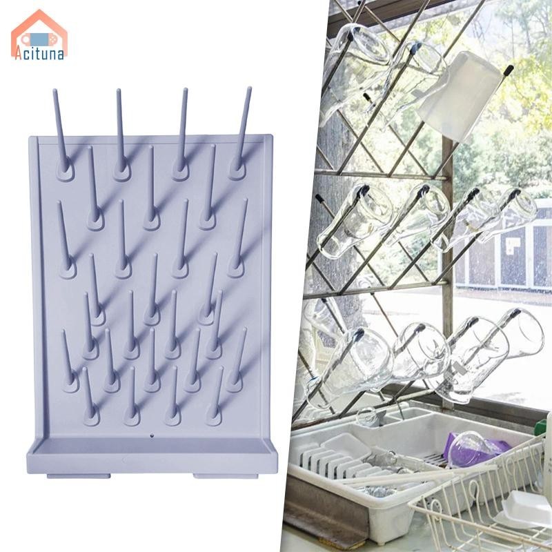 27 Chốt Phòng Thí Nghiệm Thủy Tinh Giá Phơi Chai Phụ Kiện Chắc Chắn 4.7x15.7x21.6inch