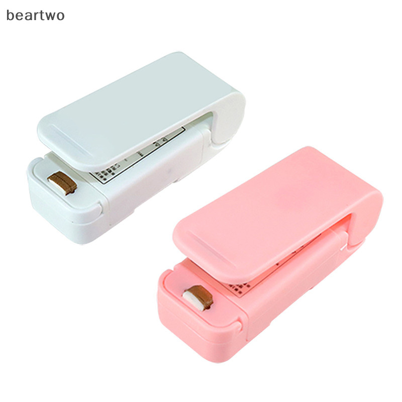 < Beartwo > 1 Gói Máy Niêm Phong Di Động Niêm Phong Túi Nhựa Nhiệt Túi Thực Phẩm Áp Lực Tay Nhiệt Niêm Phong Máy Dụng Cụ Nhà Bếp Đẹp