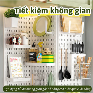 Xả hàng- Kệ bếp bảng lỗ dán tường Bunnies bảng pegboard  vật dụng gọn gàng kệ dày dặn  vệ sinh dễ dàng