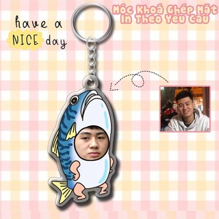 Móc khóa Thegioipuzzle ghép mặt theo yêu cầu siêu hài, đẹp và dễ thương, làm quà tặng, quà kỷ niệm