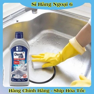 Dung dịch tẩy rửa inox Denkmit Edelstahlreiniger 3in1 300ml của Đức - Date mới nhất