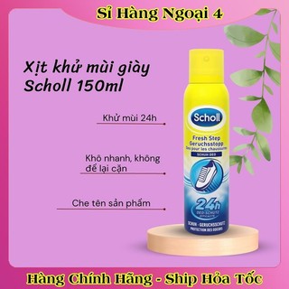 Xịt khử mùi hôi chân và giày Scholl – Nội địa Đức Đủ Bill