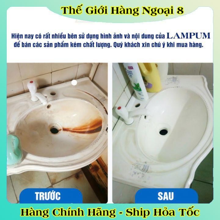 Chai Xịt Tẩy Cặn Canxi LAFUM Chống Ăn Mòn Inox Vệ Sinh Vòi Rửa, Vòi Sen, Vách Kính - HÃNG LAFUM