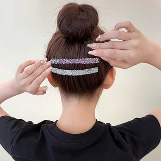 Lược Chải Tóc Pha Lê - Kẹp Lược Chèn Sáng Bóng - Phụ Kiện Tóc Bé Gái - Dụng Cụ Phân Loại Tóc Gãy - Thời Trang, Thanh Lịch, Nhựa
