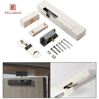 Bộ giảm chấn cửa Đóng cửa tự động Ngăn chặn ghim tay với phụ kiện vít Hợp kim kẽm cho nhà để xe gia đình