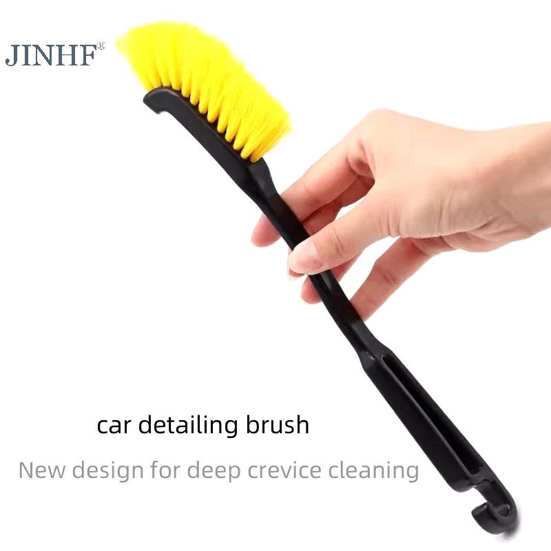 Jinhf Lốp Xe Ô Tô Vành Bánh Xe Bàn Chải Làm Sạch Chi Tiết Bàn Chải Rửa Khăn Đa Năng Bánh Xe Lốp Dụng Cụ Làm Sạch Phụ Kiện Ô Tô HOT