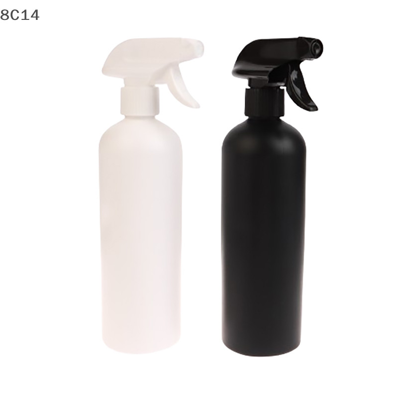 GVERLCRTN Chai làm tóc 500ml Chai rỗng Máy phân phối khử trùng Chai phun sương có thể đổ lại Salon Barber Water er (8C)