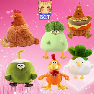 Bct Búp Bê Sang Trọng Gà Dễ Thương, Hoạt Hình Gà Cecil Chick Cecil Mô Phỏng Búp Bê Gà, Thú Nhồi Bông Mô Phỏng Bessie Chick Trang Trí Phòng Nhà Quà Tặng Sinh Nhật Trẻ Em