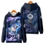 SY3 Honkai Star Rail Bạc Sói Áo Khoác Anime Áo Unisex Dài Tay Top Cosplay 3D Chui Đầu Plus Kích Thước YS3