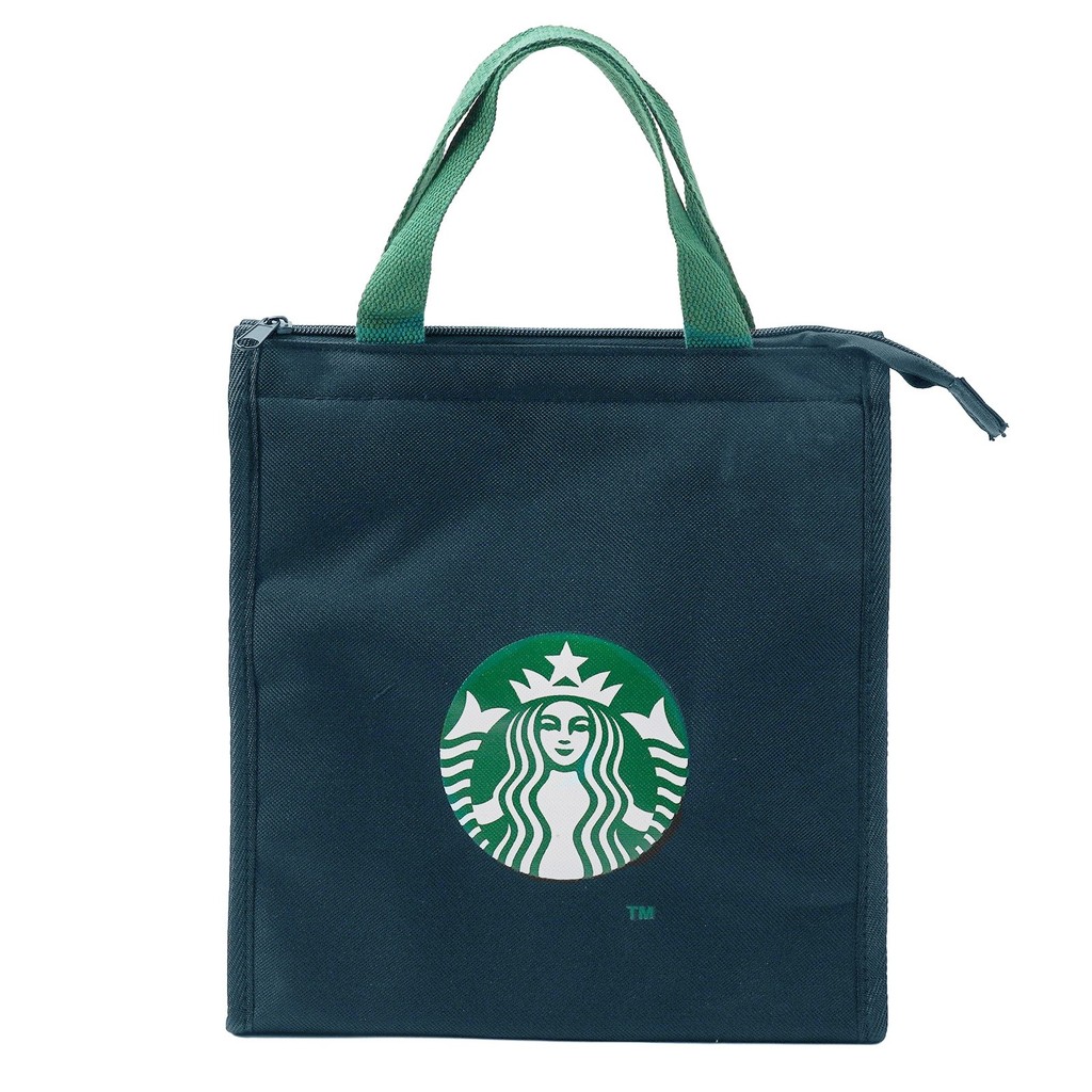 < Cosyh > Dành cho starbucks Túi Bento Nhật Bản Tote Túi Cơm Trưa Cách Nhiệt Lớn