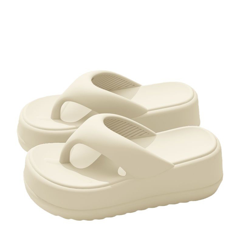 Dép xỏ ngón hợp thời trang nâng cao 7cm Hàn Quốc: Dép xỏ ngón đế mềm EVA dành cho nữ Dép xỏ ngón đế dày
