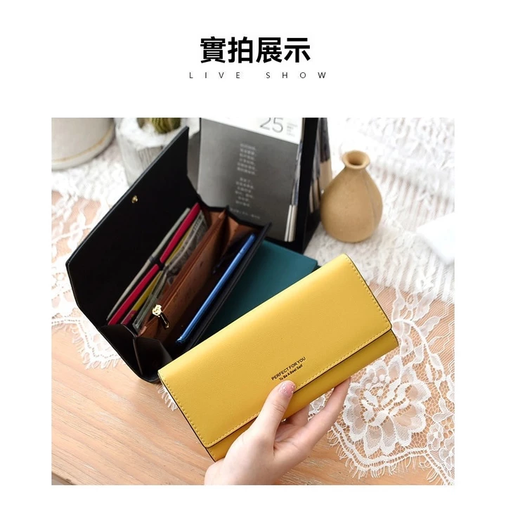 Women's Korean-Style Long Wallet – for School – 6
