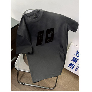 HIIXIIVI Mới Cotton Plus Size 3XL Tay Ngắn Oversize Áo Thun Nữ Rộng Rãi