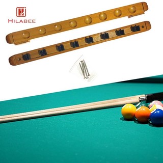 Giá đỡ bi-a HILABEE, giá đỡ gậy bi-a bằng gỗ cho 8 tín hiệu, treo tường