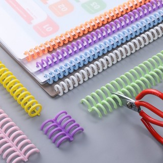 Thanh còng nhựa sổ màu Sổ , còng đóng ruột sổ làm binder refill ALINE
