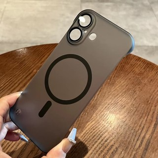 [Jlk] Dành Cho iPhone 16 Pro Max Ốp Lưng Không Khung Bức Xạ Nhiệt Viền Mỏng Matte Từ Tính Dành Cho iPhone 11 12 13 14 15 Pro Max 16 Plus