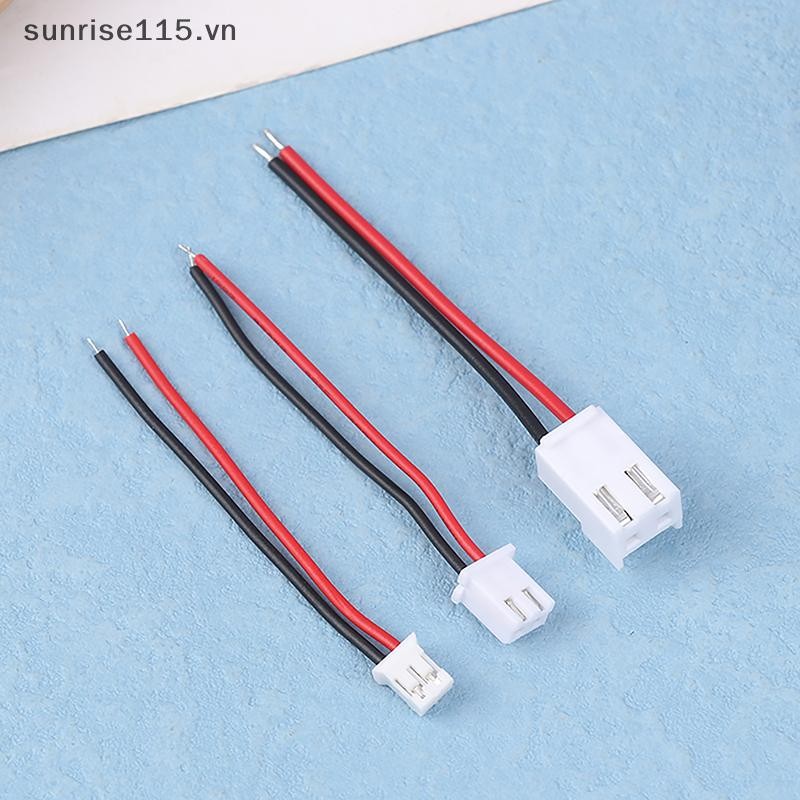 Srvn 10 Chiếc JST 1.0 / 1.25 / 1.5 / 2.0 / 2.54 / 3.96mm PH 2.0mm XH 2.54mm 2 Pin Nam Nữ Cắm Jack Kết Nối Cáp.