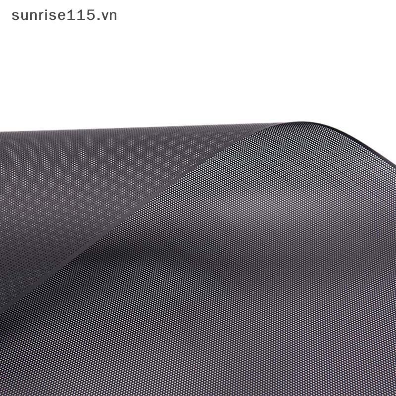 Srvn DIY 30x100cm Lưới máy tính PVC PC Case Quạt làm mát Vỏ lọc bụi màu đen.