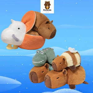 Dễ Thương Capybara Flip Transform Đồ Chơi Sang Trọng Capybara Pelican Cá Sấu Ong 2 Trong 1 Vui Nhộn Capybara Đồ Chơi Gấu Bông Sang Trọng Gối Phòng Ngủ Trang Trí Nhà Đồ Chơi Trẻ Em Quà Tặng Sinh Nhật Quà Tặng Giáng Sinh