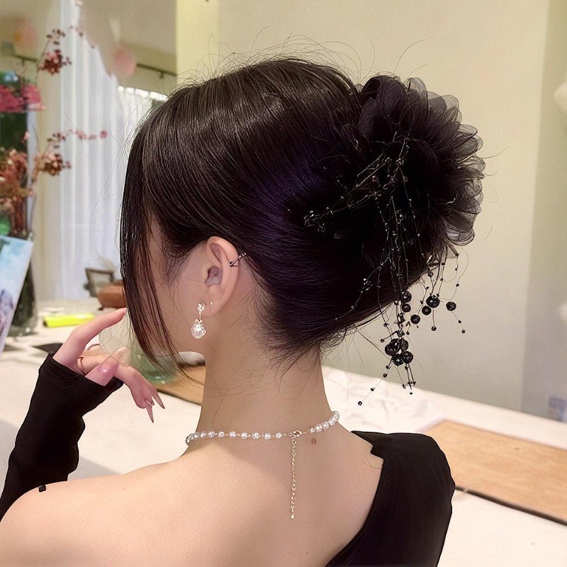 Gạc Thời Trang Cao Cấp Viền Tóc Hàn Quốc Lông Cá Mập Tóc