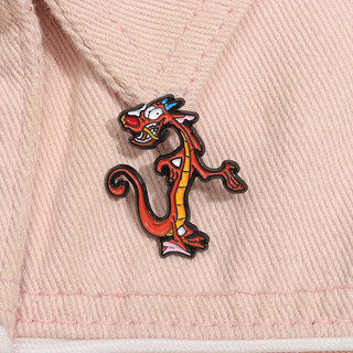 Mulan Mushu Dragon Men Trâm Quần Áo Thời Trang Phụ Kiện Quà Tặng Cho Bạn Bè