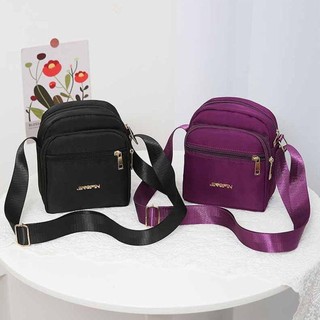 Túi Đeo Vai Nylon Nhiều Lớp, Vuông Nhỏ Thời Trang, Túi Điện Thoại, Túi Mẹ Trung Niên Cho Nữ