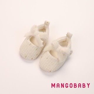 Mg-baby Bé Gái Giày Vải Len Dính Tweed Kẻ Sọc Trẻ Sơ Sinh Walker Cũi Giày Cho Đảng Lễ Hội Tắm Cho Bé