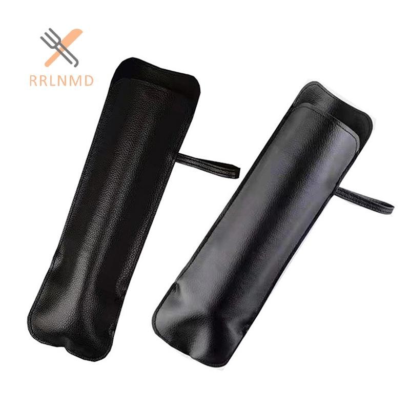 Rrlnmd Đen Da PU Ô Bao Da Di Động Ô Chống Thấm Nước Lưu Trữ Túi Ô Túi Di Động Ô Bao MỚI