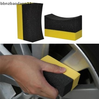 [Bbnzdd] Auto Wheels Brush Sponge Tools Applicator Đặc biệt để làm sạch trung tâm lốp BVAH