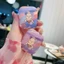 Vỏ tai nghe hình gấu tím cho AirPods 4/Pro/Pro 3/2 Gen, vỏ nhiều màu, tương thích AirPods Pro