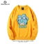 Cotton Size Lớn Dài Tay Hatsune Miku Thu Đông Nam Nữ Plus Nhung Mỏng Phong Cách Cổ Tròn In Hình Tất Cả Trận Đấu