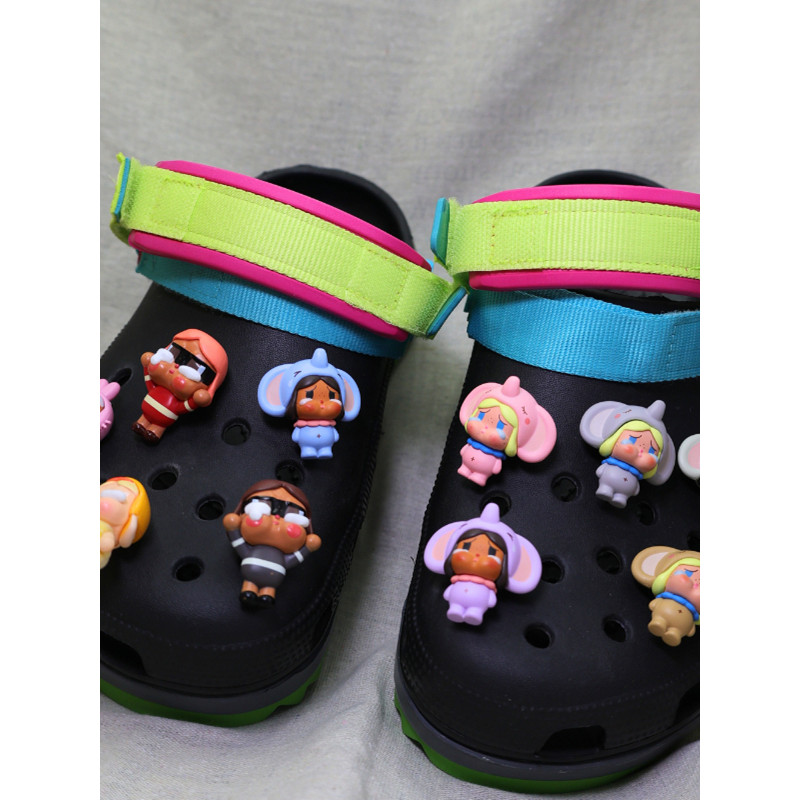 POP MART Khóa giày Zhibixing series hình bé voi, phụ kiện lỗ khóa tháo rời cho crocs