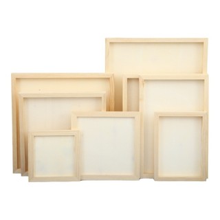 SOULSPACE Khung Đất Sét Trống, Khung Hình Tạo Hình DIY, Quà Tặng Trẻ Em Trang Trí Tiệc Bằng Gỗ Đa Kích Thước Giá Đỡ Ảnh Thủ Công Trẻ Em