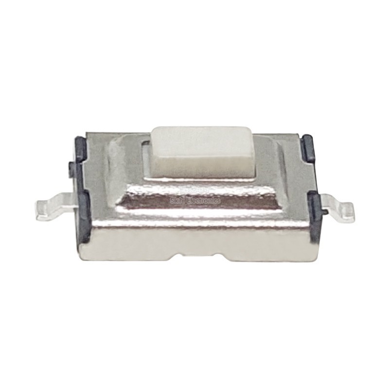 ((10 cái) Bện với miếng dán 3 * 6 * 2.5mm Nút hai chân / Công tắc nút nhấn 2P Hơi năng động Ánh sáng cảm ứng Công tắc nhỏ Trắng Đỏ