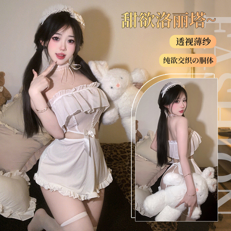 Đồ lót gợi cảm rỗng lưng nấm ren dễ thương - Phong cách thời trang
