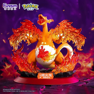 Hàng sẵn có Chủ nghĩa chơi chính hãng Pokémon Giant Charizard Charizard Eevee Siêu đồ trang trí Sáng tức thì