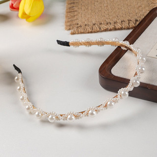 Phụ nữ tóc giả vintage ngọc trai, phù hợp hóa trang và cosplay