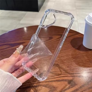 [JLK] ốp lưng iphone 8 plus Acrylic trong suốt chống sốc sang trọng cho iPhone 17 Air 16 15 14 13 12 11 Pro Max XR XS 8 Plus 16e SE 2022 Ốp lưng mềm trong suốt cứng