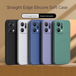 Ốp Điện Thoại Silicon Lỏng Cho OPPO Reno 14 Pro 14F A5 Pro A5X 4G 5G Vỏ Mềm TPU Vỏ Bảo Vệ