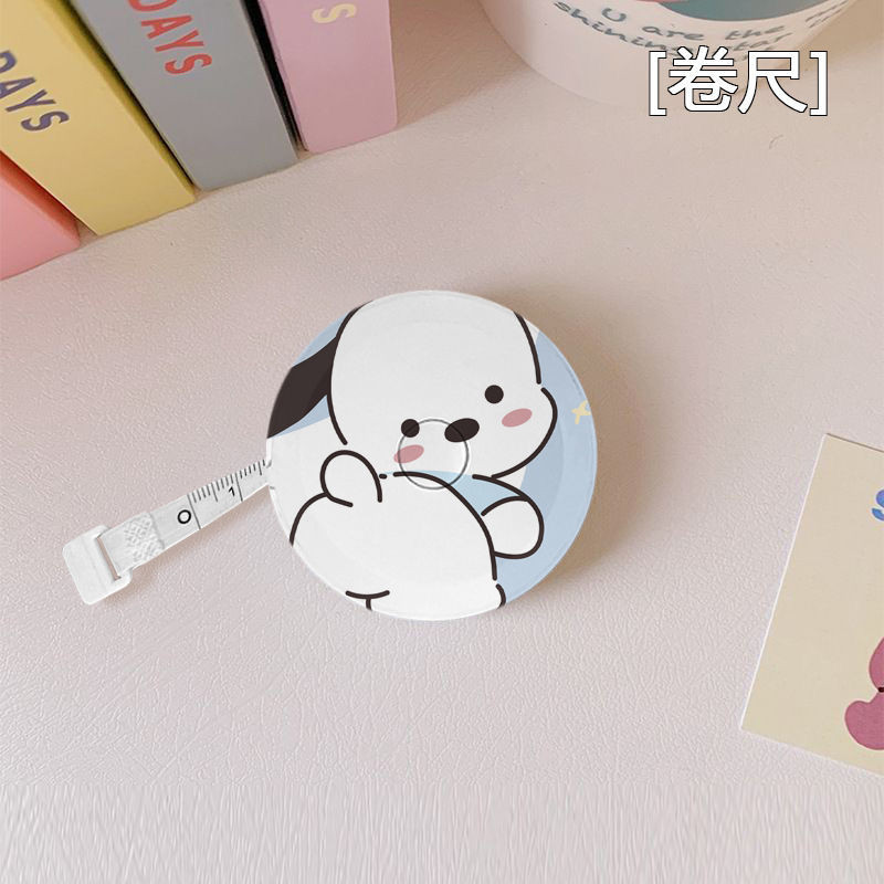 HelloKitty Băng Đo Mini Mét Đo Thước Quần Áo Thước Mềm Eo Thước Đo Chiều Cao Di Động YP0C