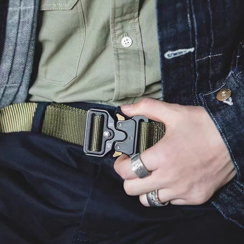 Thắt Lưng Nam, Thắt Lưng Nylon Vải Bền, Phù Hợp Cho Phòng Tập Thể Dục / Đi Bộ Đường Dài