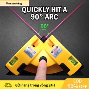 【24H】Thước Ke Laser Góc Vuông 90 Độ – Dụng Cụ Định Vị Bằng Tia Laze Đa Năng, Đo Chuẩn Góc Vuông Nhanh Chóng