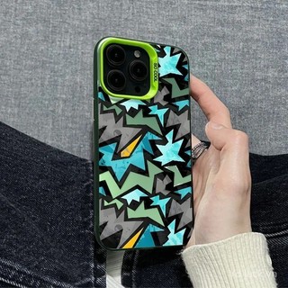 Ốp điện thoại bán chạy cảm giác cao cấp sáng tạo Lightning Niche Thích hợp cho iPhone 12pro 16pro 15 13 14pro 11 xsmax 16promax x 12promax 8plus Vỏ chống va đập