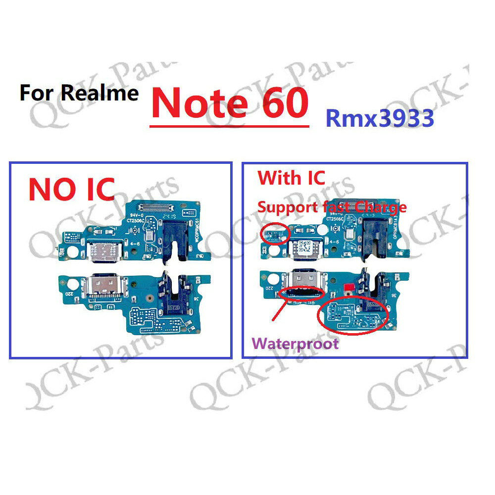 Dành Cho Realme Note 60 RMX3933 Với IC Bảng Sạc USB Dock Cổng Cáp Mềm ...