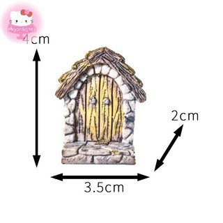Moonlights 3 Chiếc Cửa Gỗ Nhỏ Khung Ảnh Phụ Kiện Mộc Mạc Nhựa Thủ Công Phong Cảnh Naments Trang Trí Nhà Cây Stump Đồ Trang Trí EN