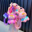 Móc khóa hình thỏ dễ thương dùng móc chìa khóa xe treo túi sách balo học sinh phụ kiện cute ấn tượng