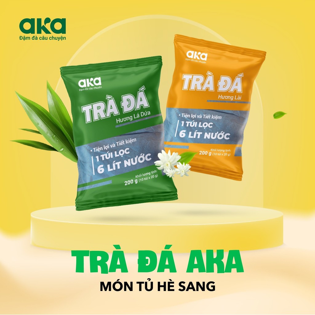 Trà đá Aka túi lọc 200g (10 túi x 20g)