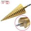 Mũi Khoan Tháp Chuôi Lục Giác Phủ Titan HSS Khoan Lỗ Ống Kim Loại Gỗ Nhựa Đa Kích Cỡ
