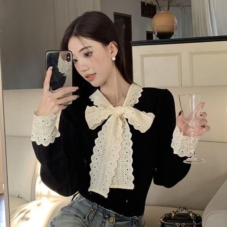 Áo thu đông nữ dài tay thiết kế cách điệu hottrend phong cách trẻ trung sang trọng hàng QCCC MT33 SP357